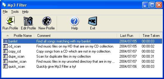 Mp3 Filter Screenshot